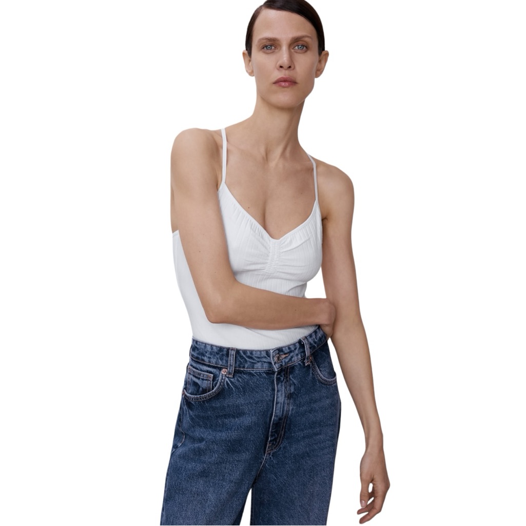 Zara Ribbed Bodysuit